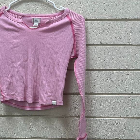 Urban Outfitters BDG Pink Crop Thermal Top size M - Picture 8 of 8